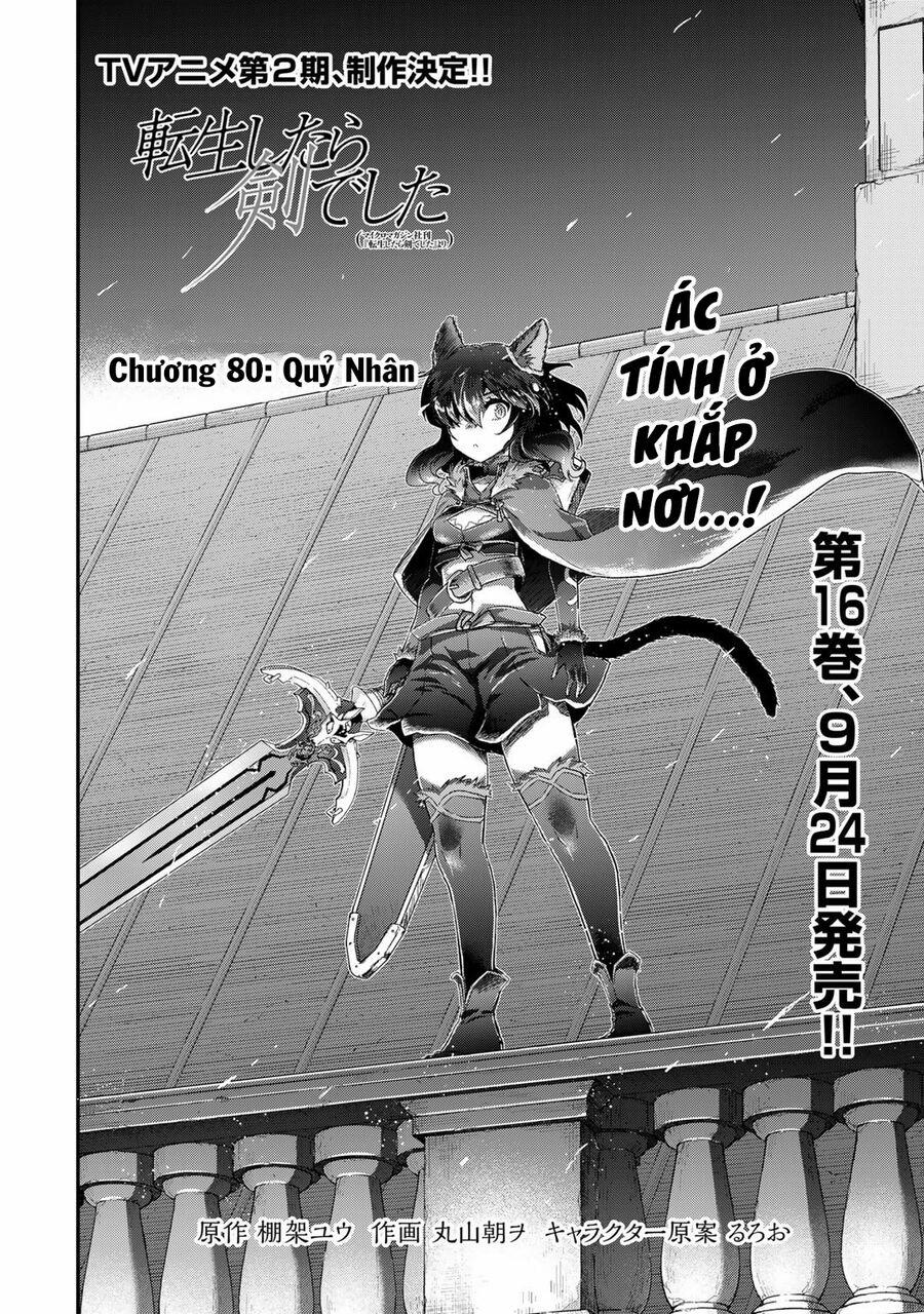 Chuyển Sinh Thành Kiếm 80 trang 2