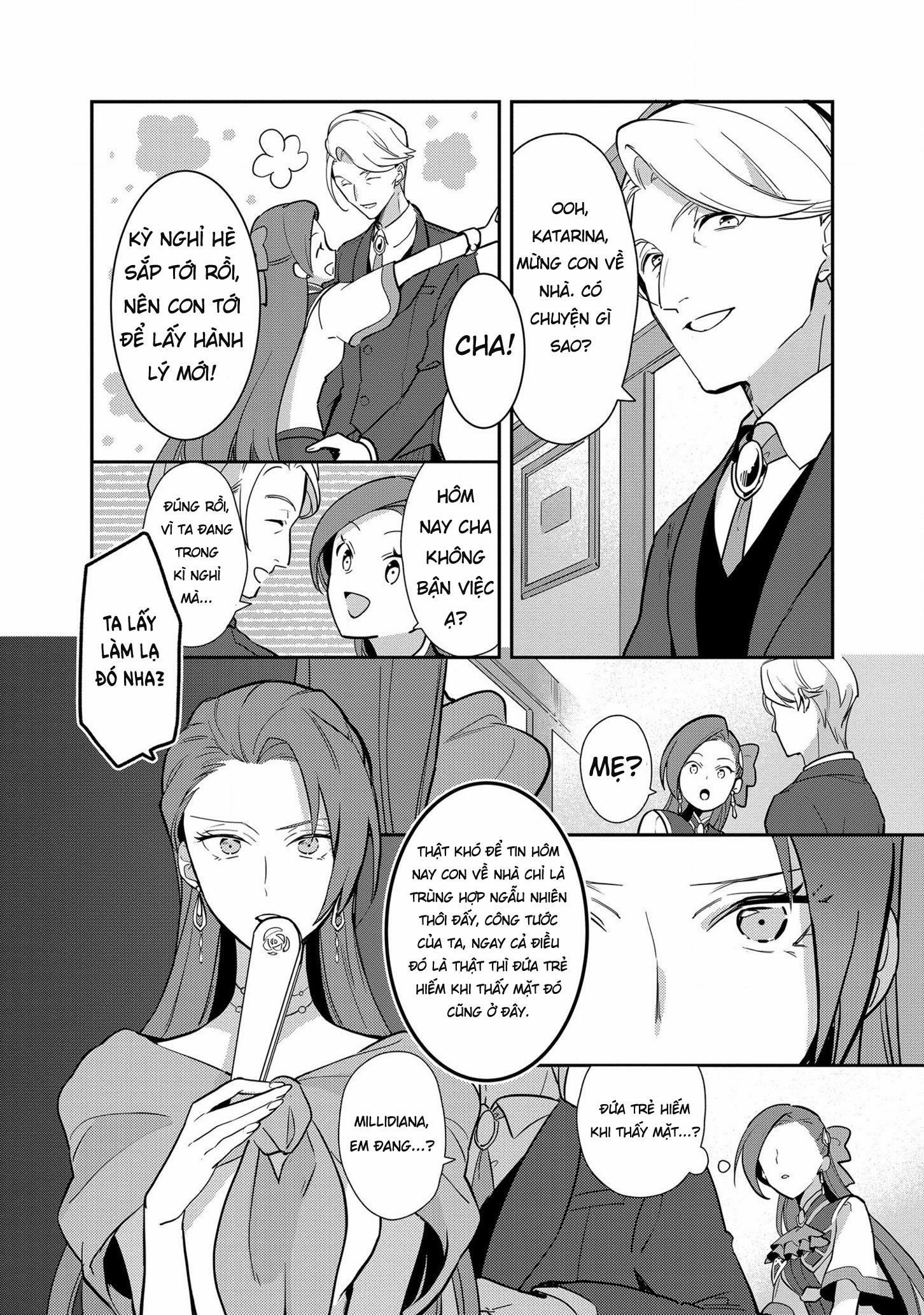 Chuyển Sinh Trở Thành Tiểu Thư Độc Ác Chỉ Toàn Flag Hủy Diệt Trong Otome Game 8 trang 10