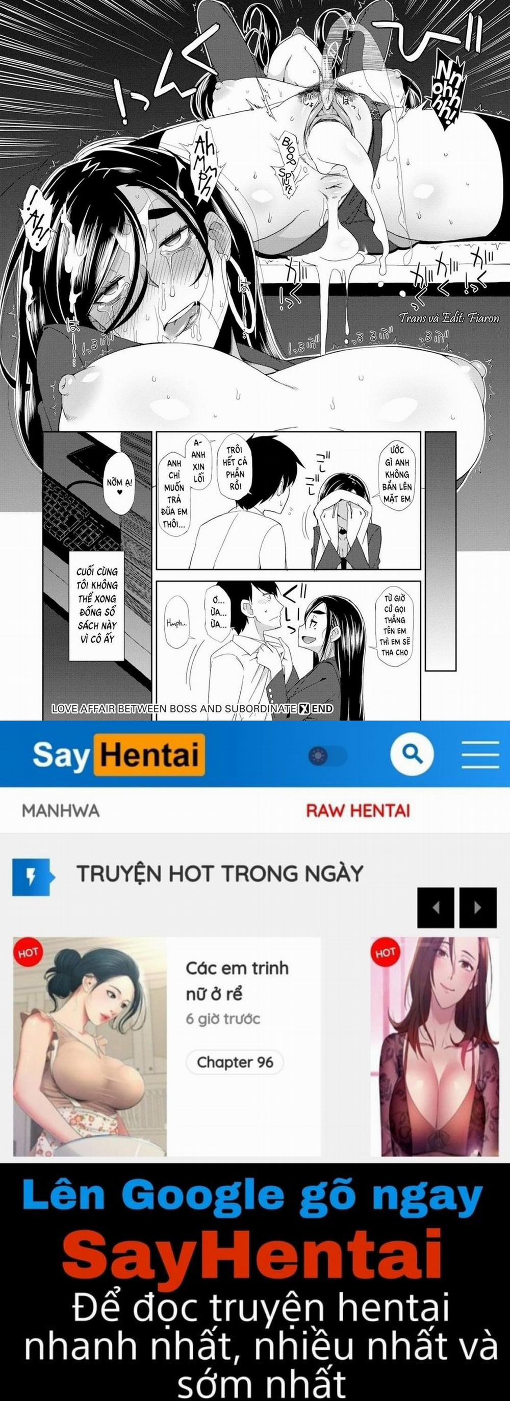 Chuyện Tình Giữa Sếp Và Cấp Dưới Oneshot trang 16