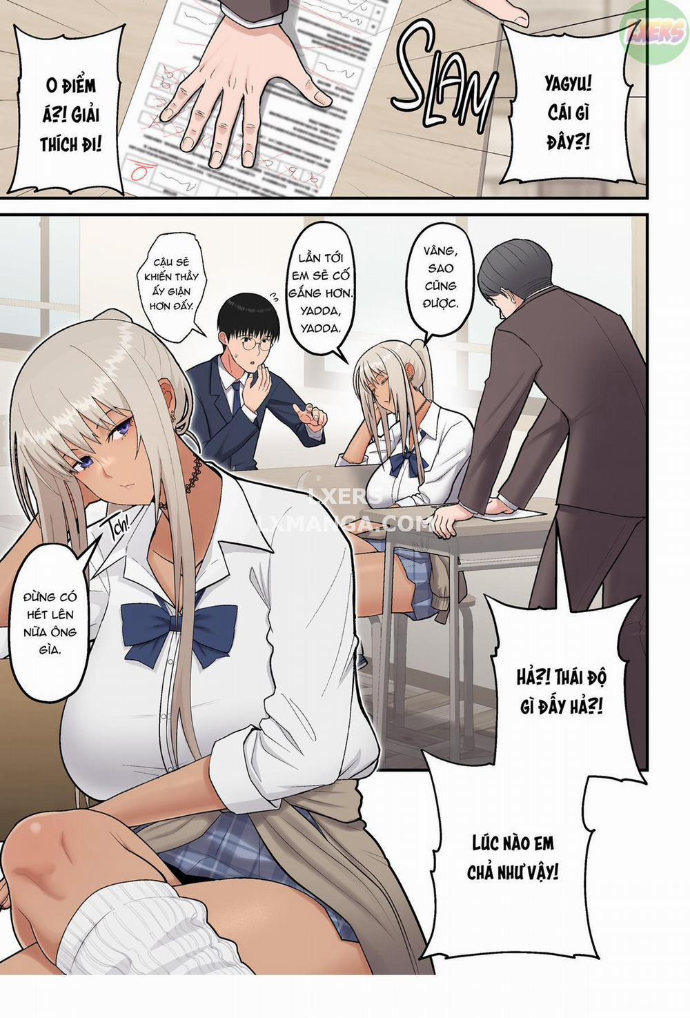 Class no Kinpatsu Kyonyuu Gal to Itya Love Ecchi suru Hanashi Oneshot trang 3