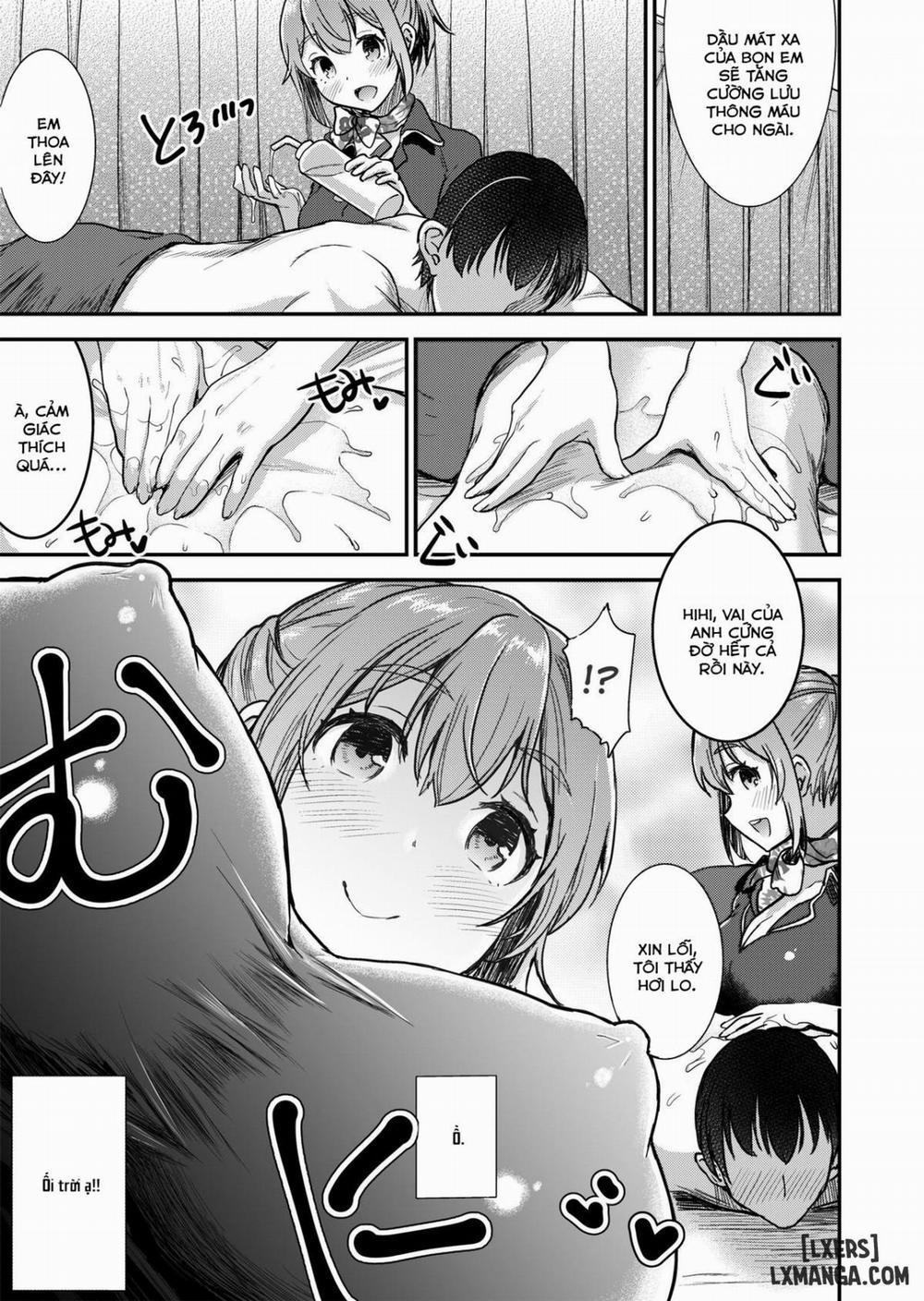 Close Contact with a 148cm, Big-Boobed & Bra-less Therapist Oneshot trang 3