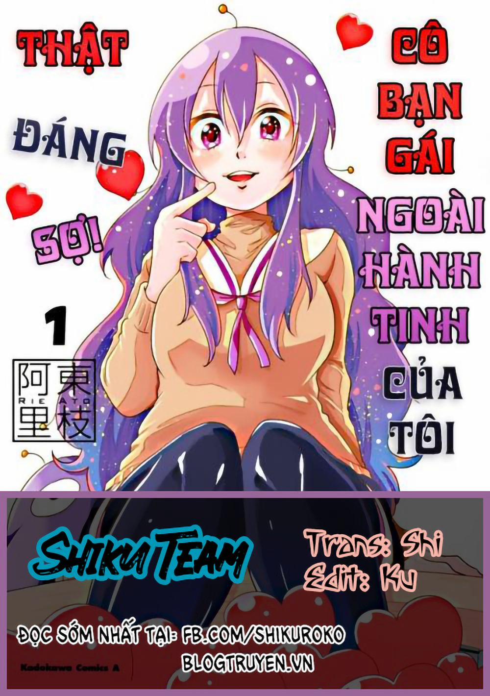 Cô Bạn Gái Ngoài Hành Tinh Của Tôi Thật Đáng Sợ 17 trang 0