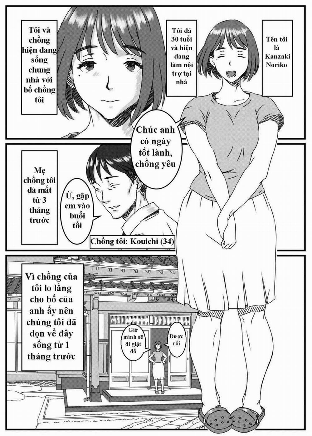 Cô Con Dâu Kanzaki Noriko Không Thể Cưỡng Lại Được Cha Chồng Oneshot trang 1