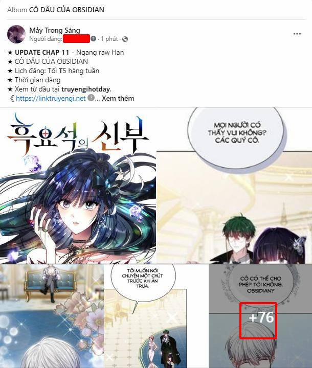 Cô Dâu Của Obsidian 11.2 trang 43