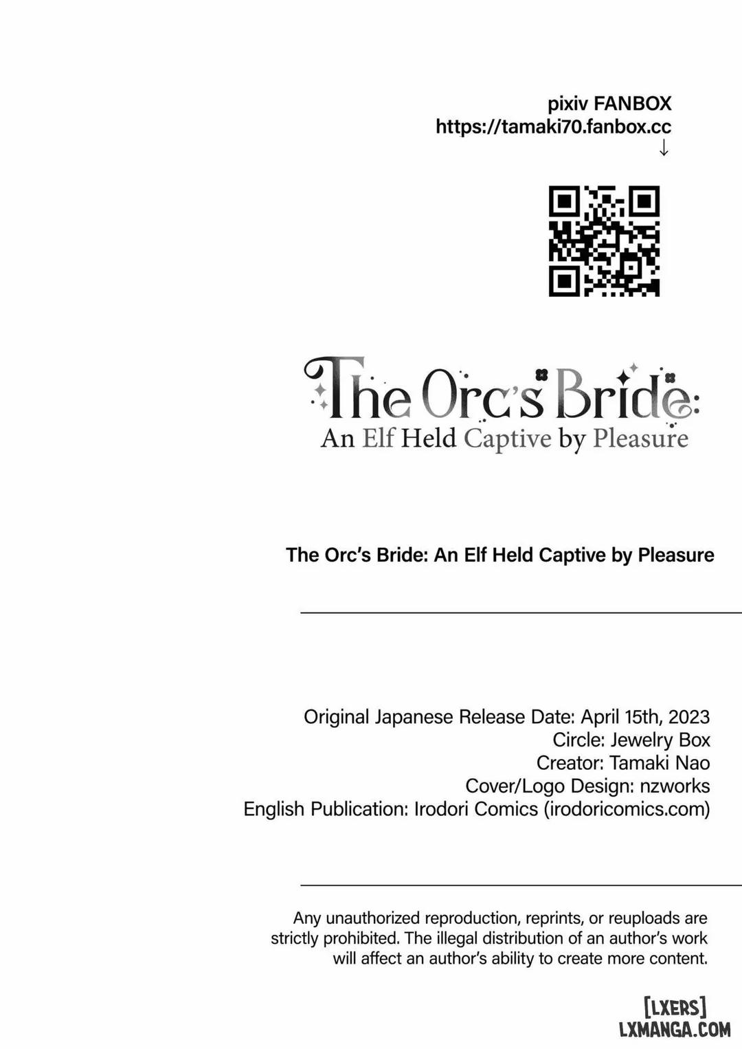 Cô dâu của Orc: Nàng Elf bị giam cầm trong đê mê Part 2 trang 72