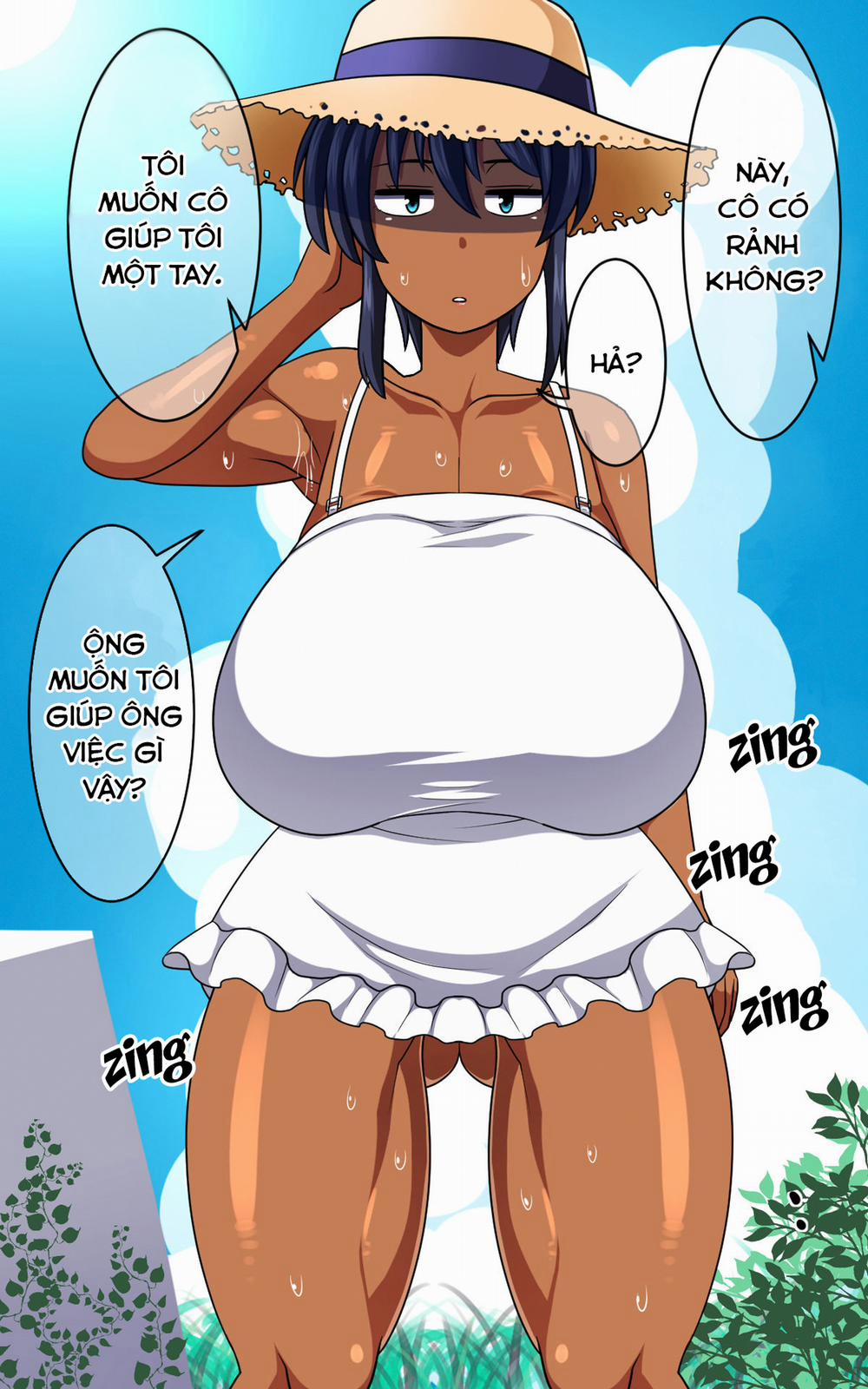 Cô gái da nâu Natsuki-chan và câu chuyện về kì nghỉ hè ở vùng quê 11 trang 0