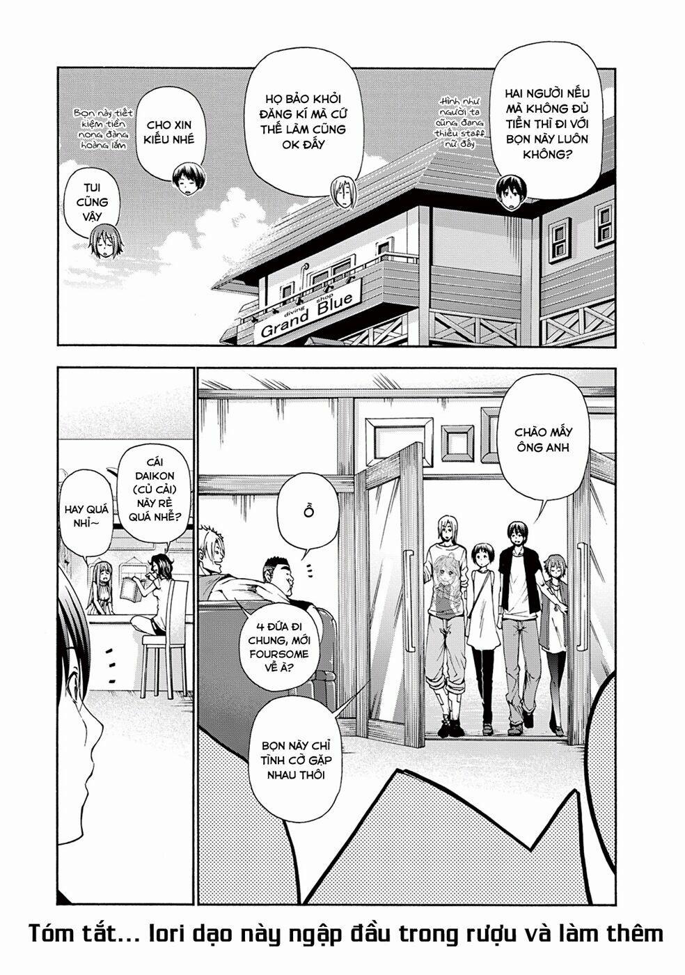 Cô Gái Thích Lặn - Grand Blue 15 trang 4