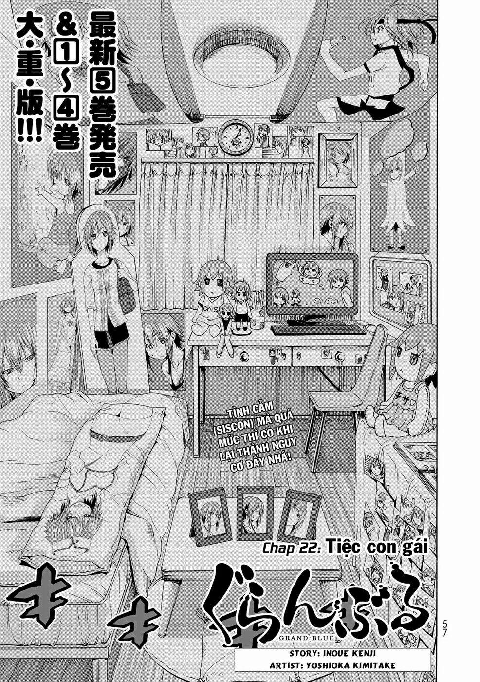 Cô Gái Thích Lặn - Grand Blue 22 trang 4