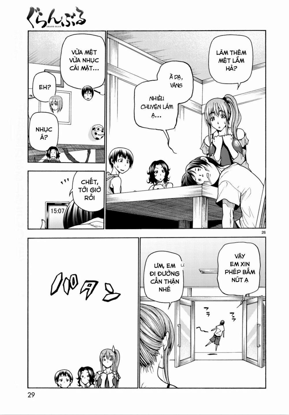 Cô Gái Thích Lặn - Grand Blue 34 trang 29