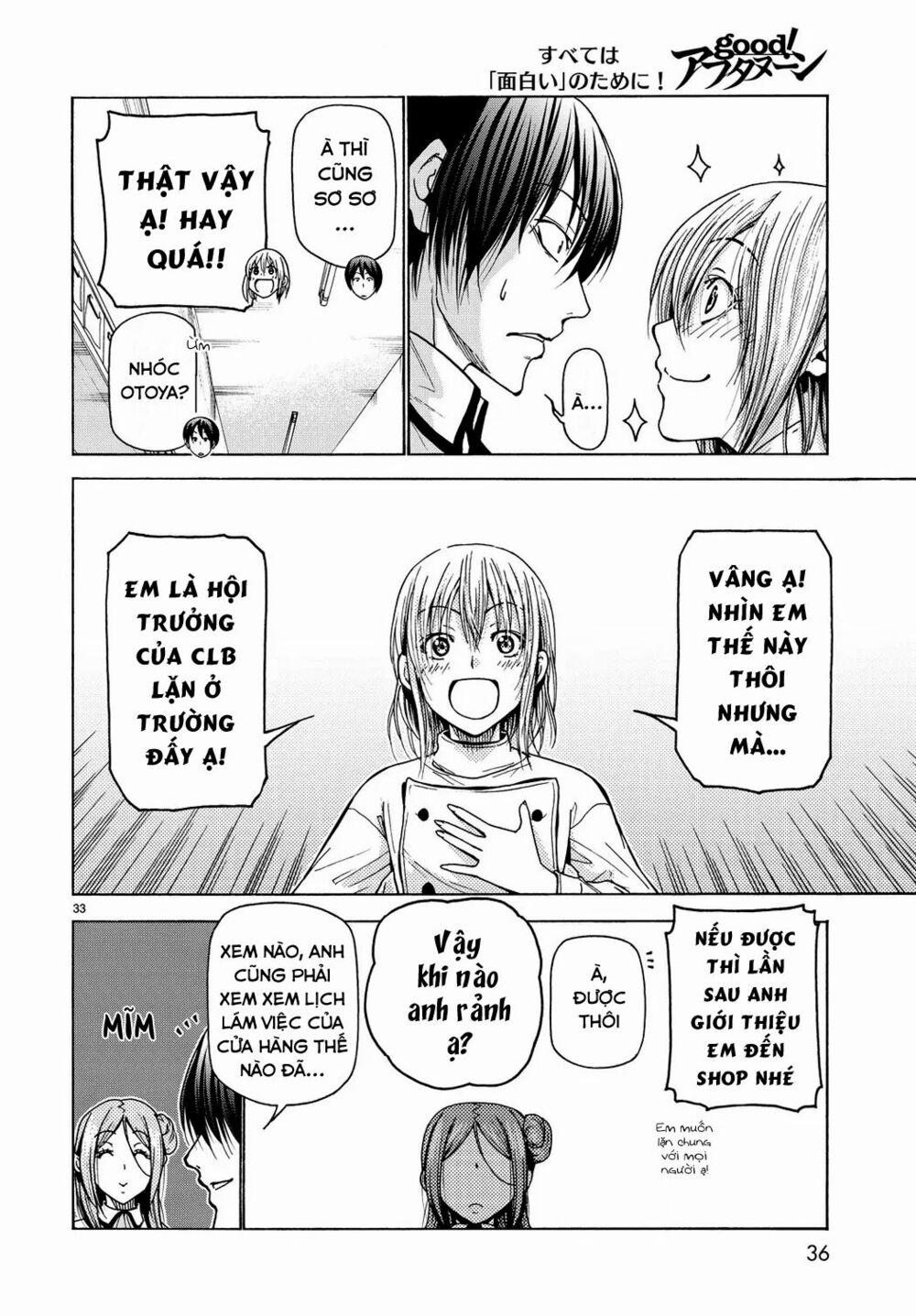 Cô Gái Thích Lặn - Grand Blue 34 trang 36
