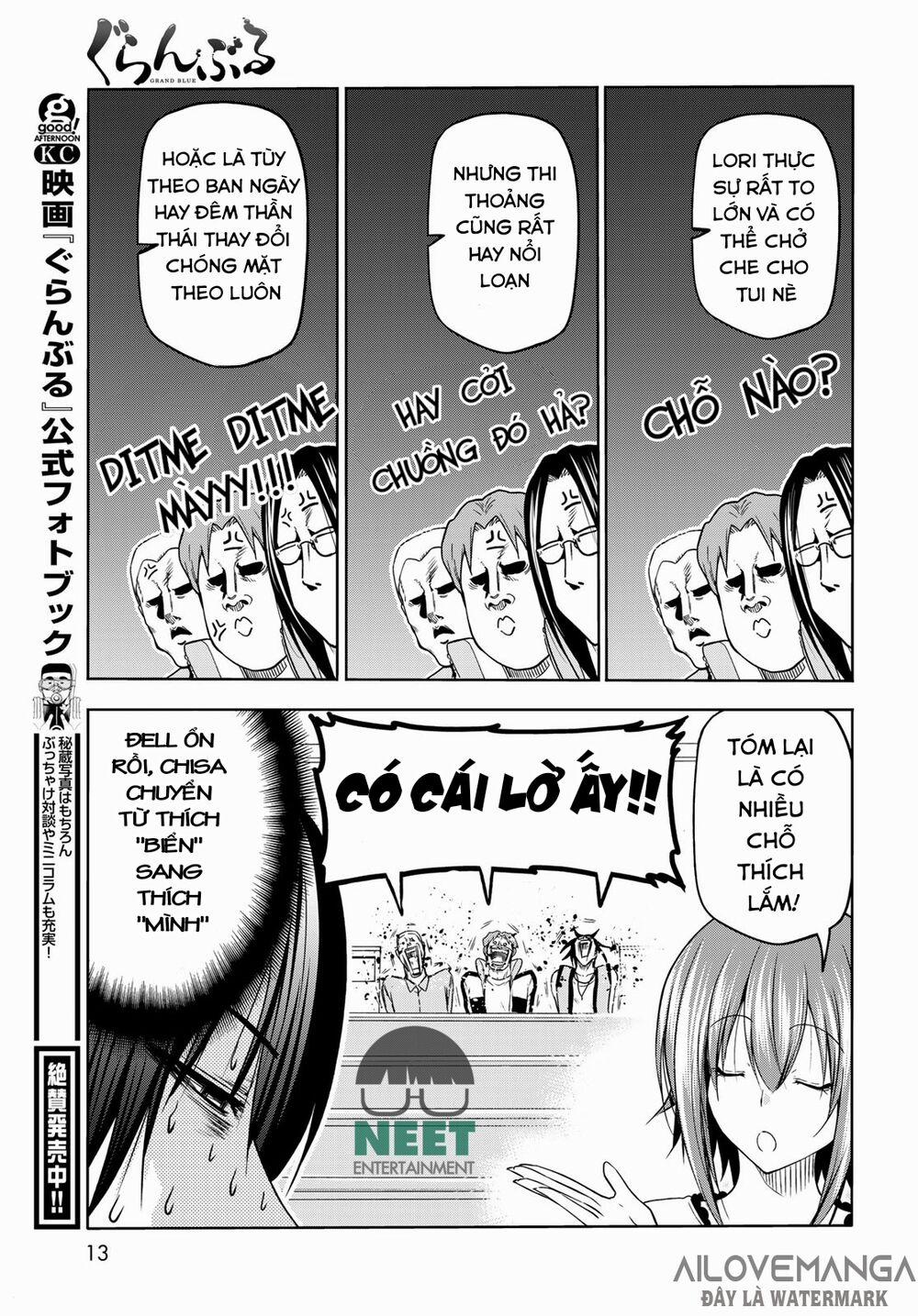 Cô Gái Thích Lặn - Grand Blue 74 trang 9
