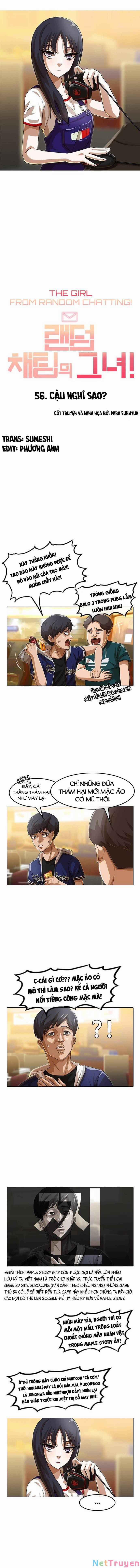 Cô Gái Từ Ứng Dụng Nhắn Tin Ngẫu Nhiên 56 trang 1