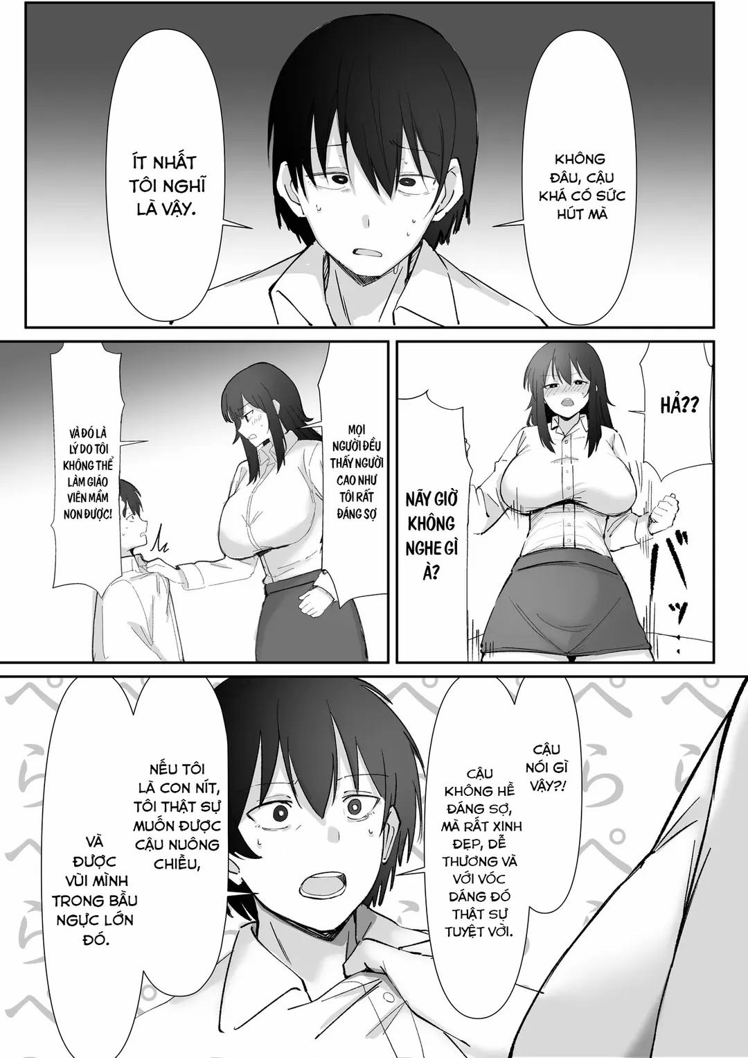 Cô giáo mầm non thiếu bản năng làm mẹ Oneshot trang 13