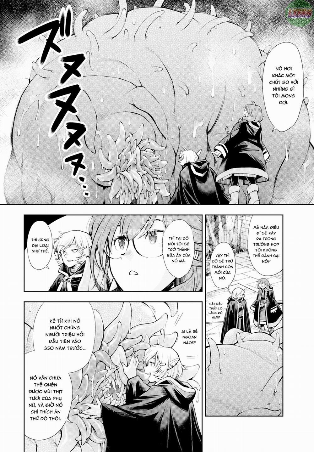 Có một mê cung mà một nữ hiền nhân không thể trốn thoát cho đến khi cô ấy đánh bại các xúc tu Oneshot trang 3