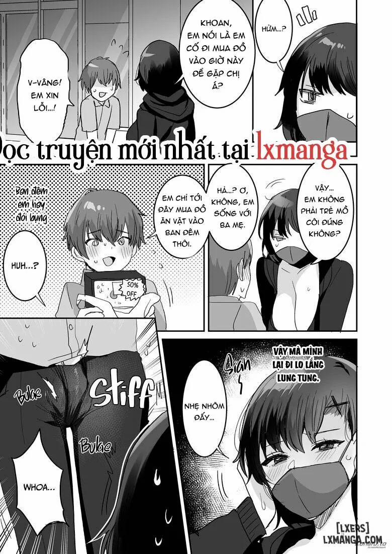 Cô nàng dâm đãng và vếu bự ở siêu thị Oneshot trang 7