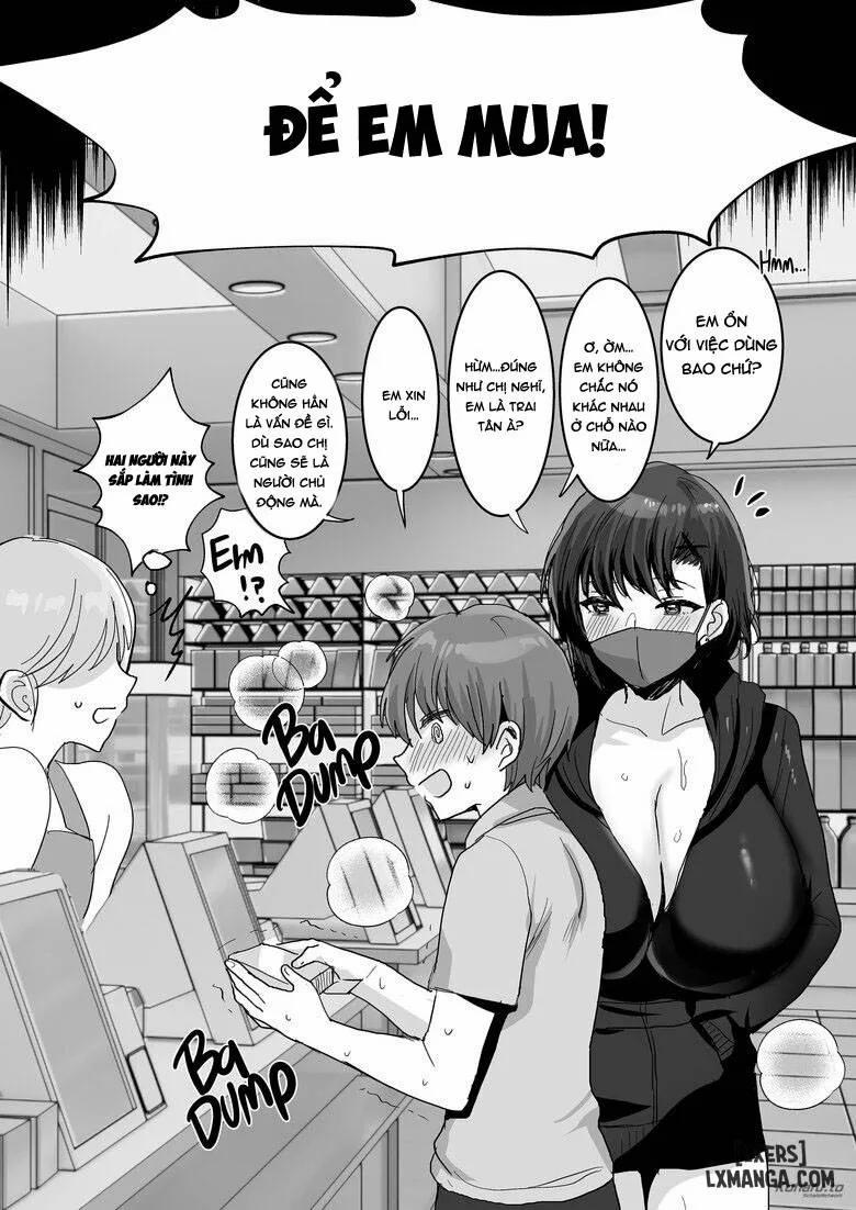 Cô nàng dâm đãng và vếu bự ở siêu thị Oneshot trang 9