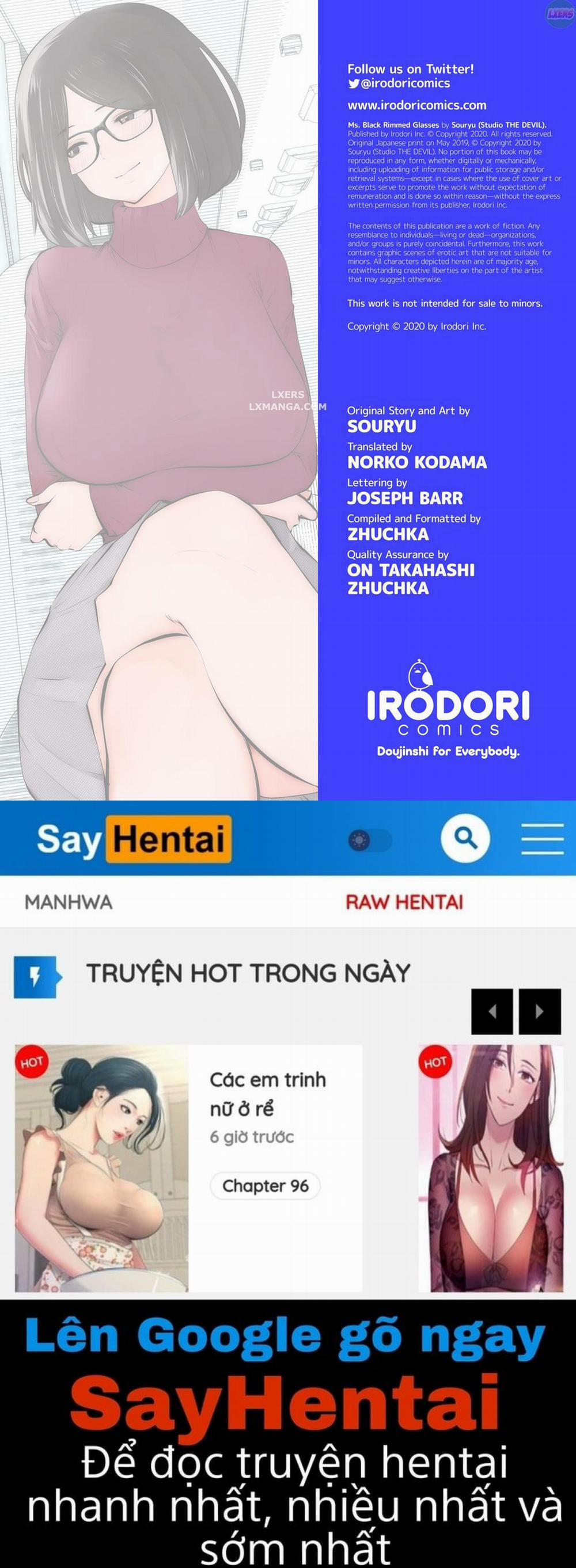 Cô nàng kính gọng đen Oneshot trang 56