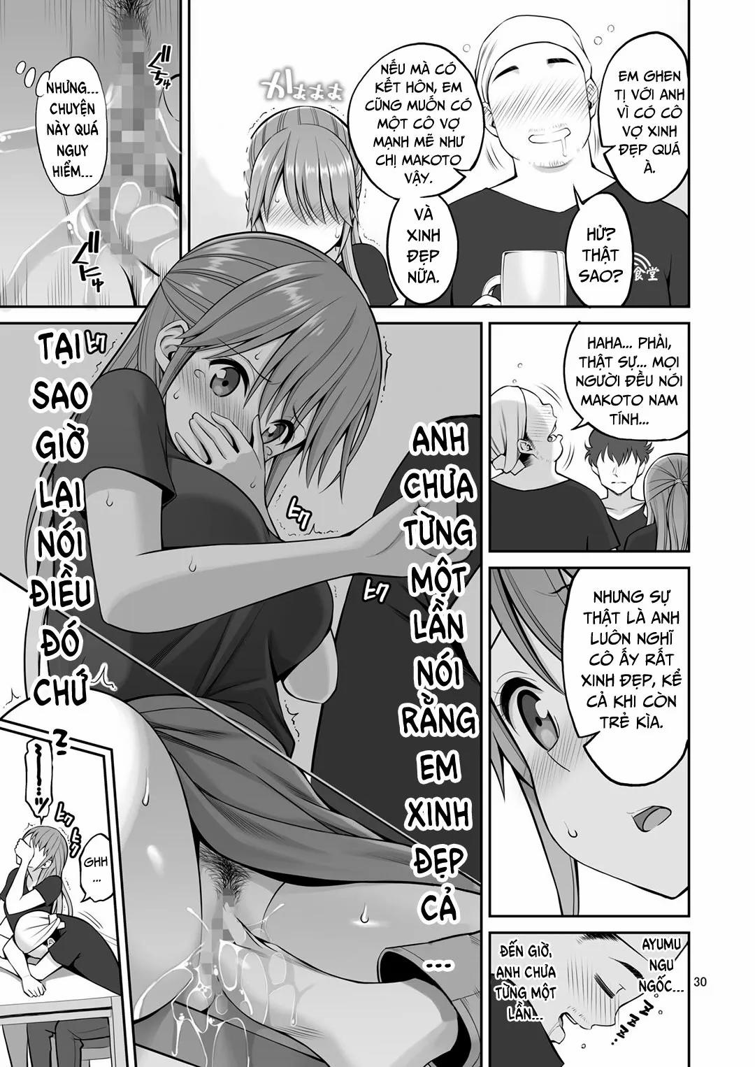 Cô vợ lên đỉnh ngay bên cạnh chồng Oneshot trang 30