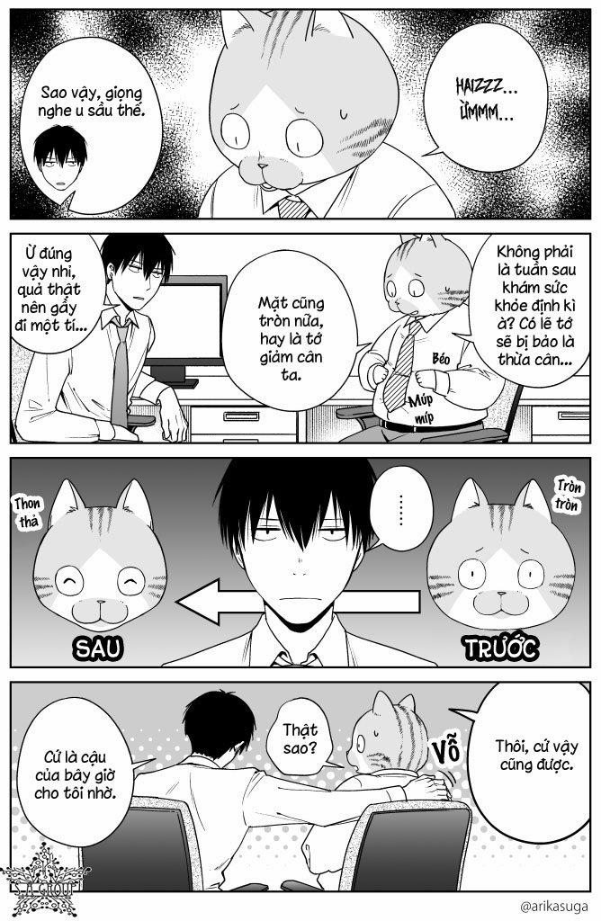 Công Ty Làm Việc Cùng Với Mèo -[Chap 1-2] 1 trang 9