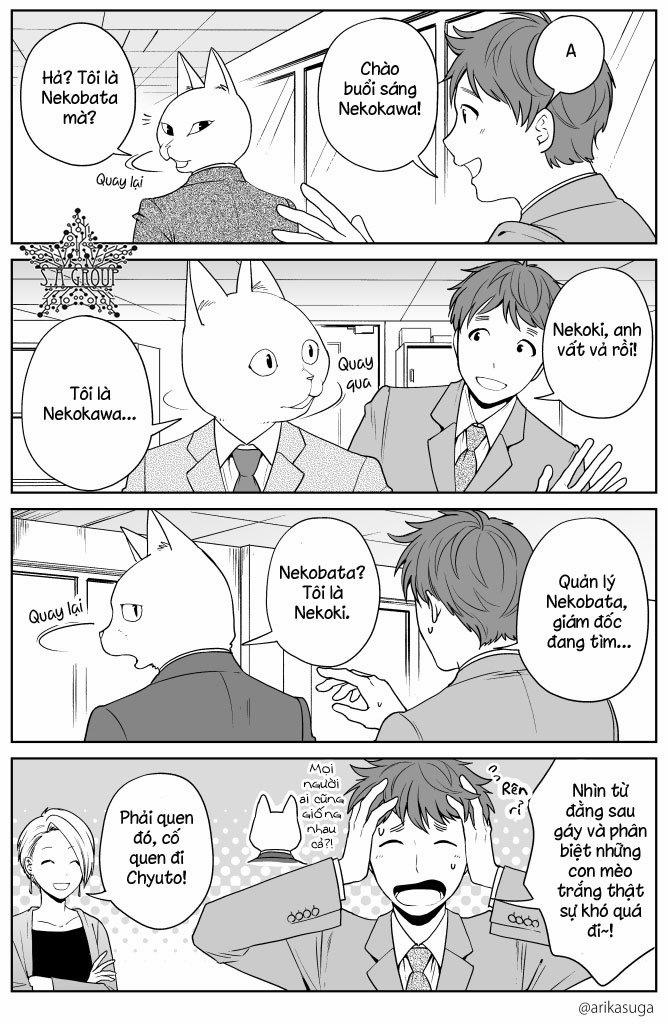 Công Ty Làm Việc Cùng Với Mèo -[Chap 1-2] 2 trang 8