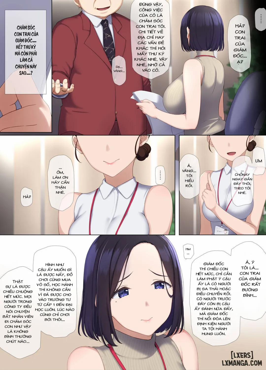 Công việc chăm sóc con trai sếp Oneshot trang 9