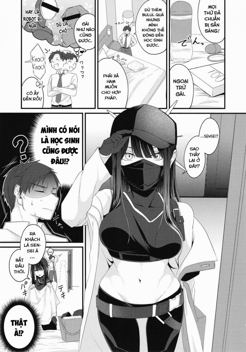 Công việc đầu tiên của Saori. (Blue Archive) Oneshot trang 5
