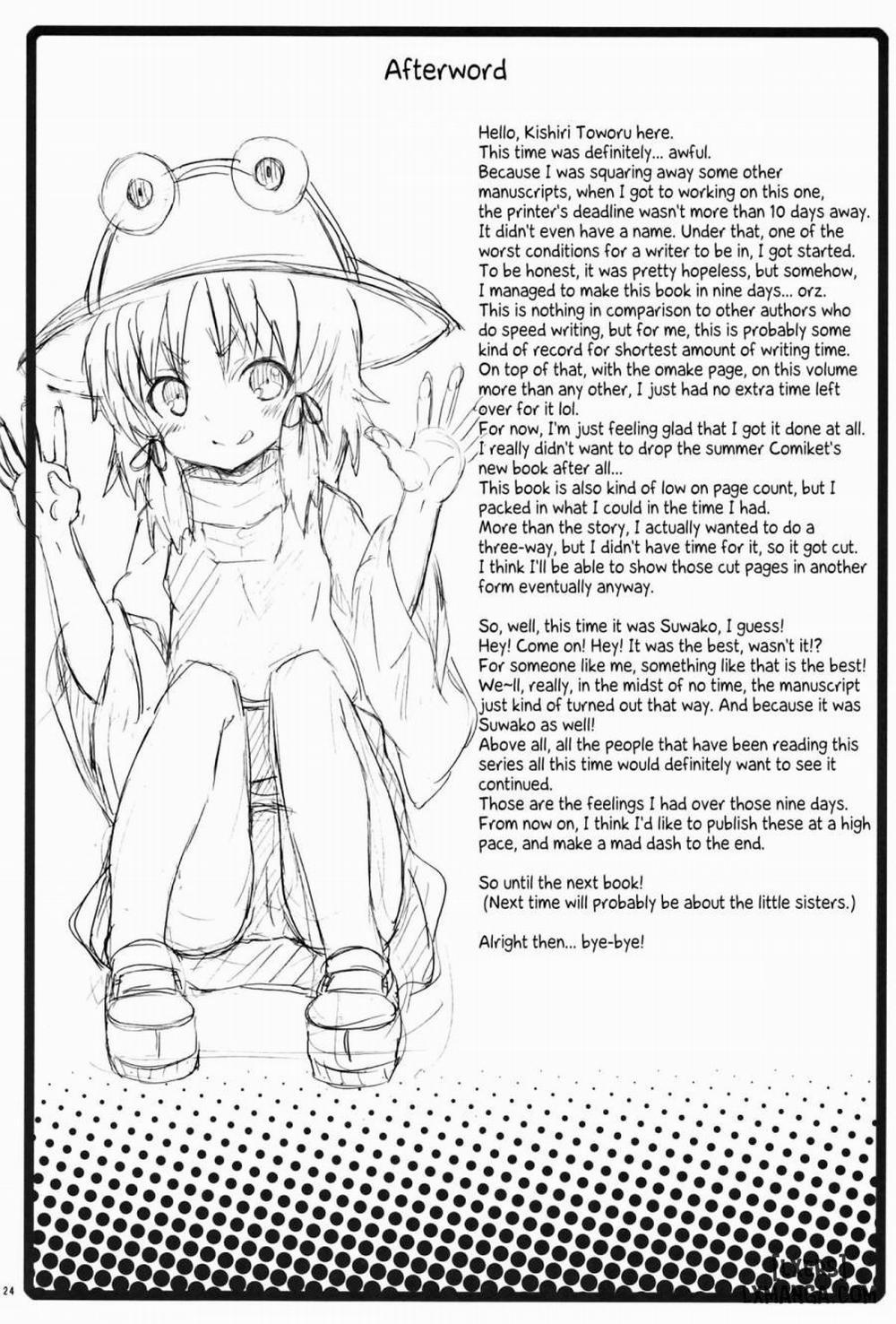 Crawling Up! Suwako-san Oneshot trang 22