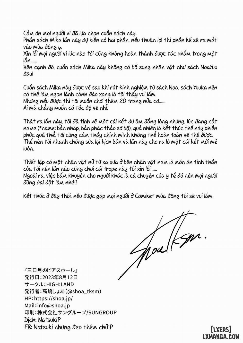 Crescent Piercing Holes Oneshot trang 33