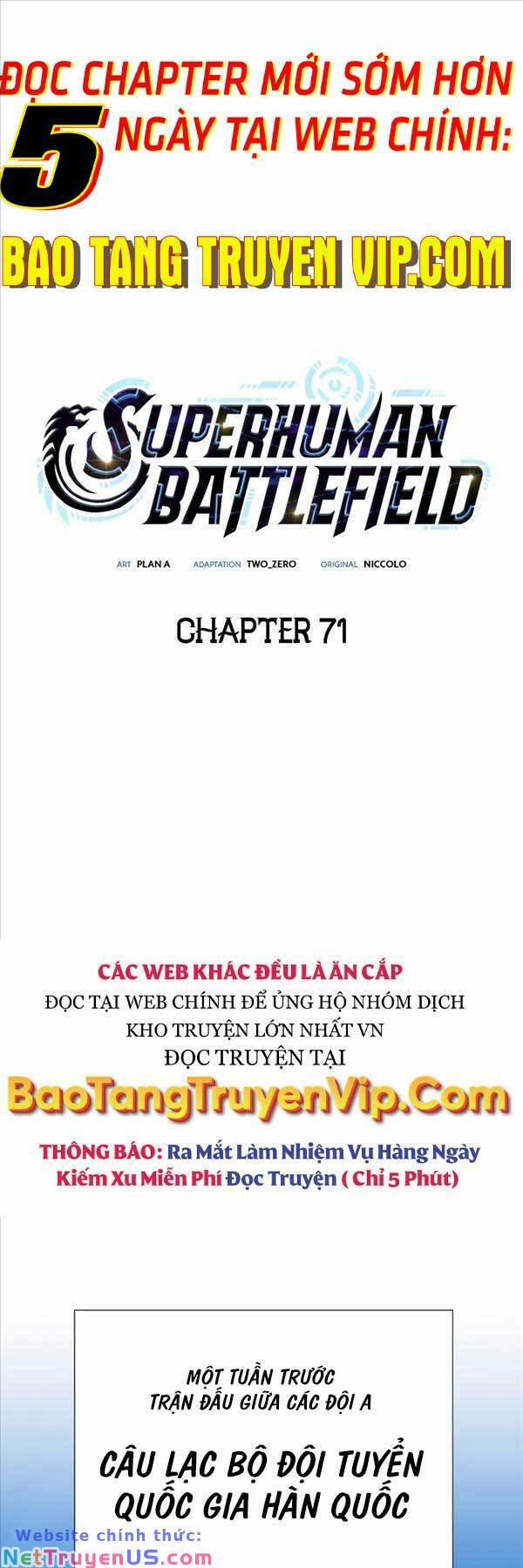 Cuộc Chiến Siêu Nhân 71 trang 0