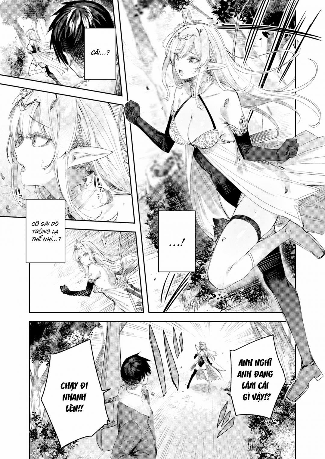 Cuộc gặp gỡ của chàng thợ săn đơn độc trong khu rừng yêu tinh 1 trang 4