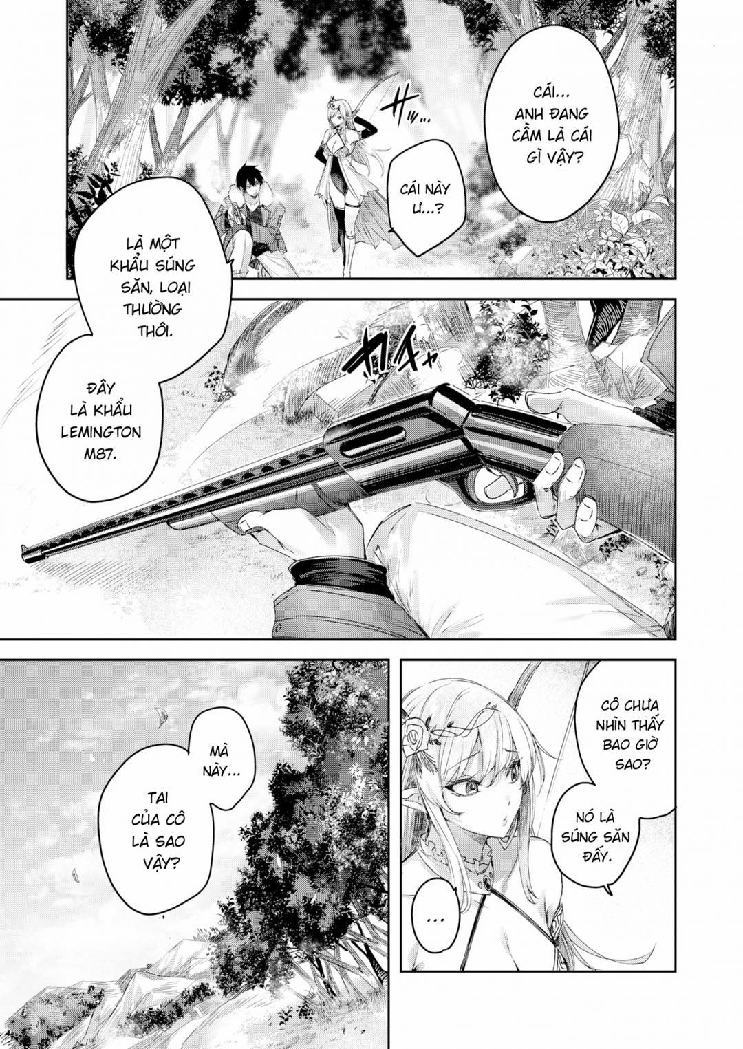 Cuộc gặp gỡ của chàng thợ săn đơn độc trong khu rừng yêu tinh 1 trang 8