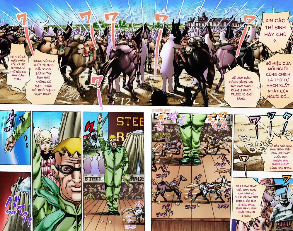 Cuộc Phiêu Lưu Bí Ẩn Phần 7: Steel Ball Run 4 trang 17