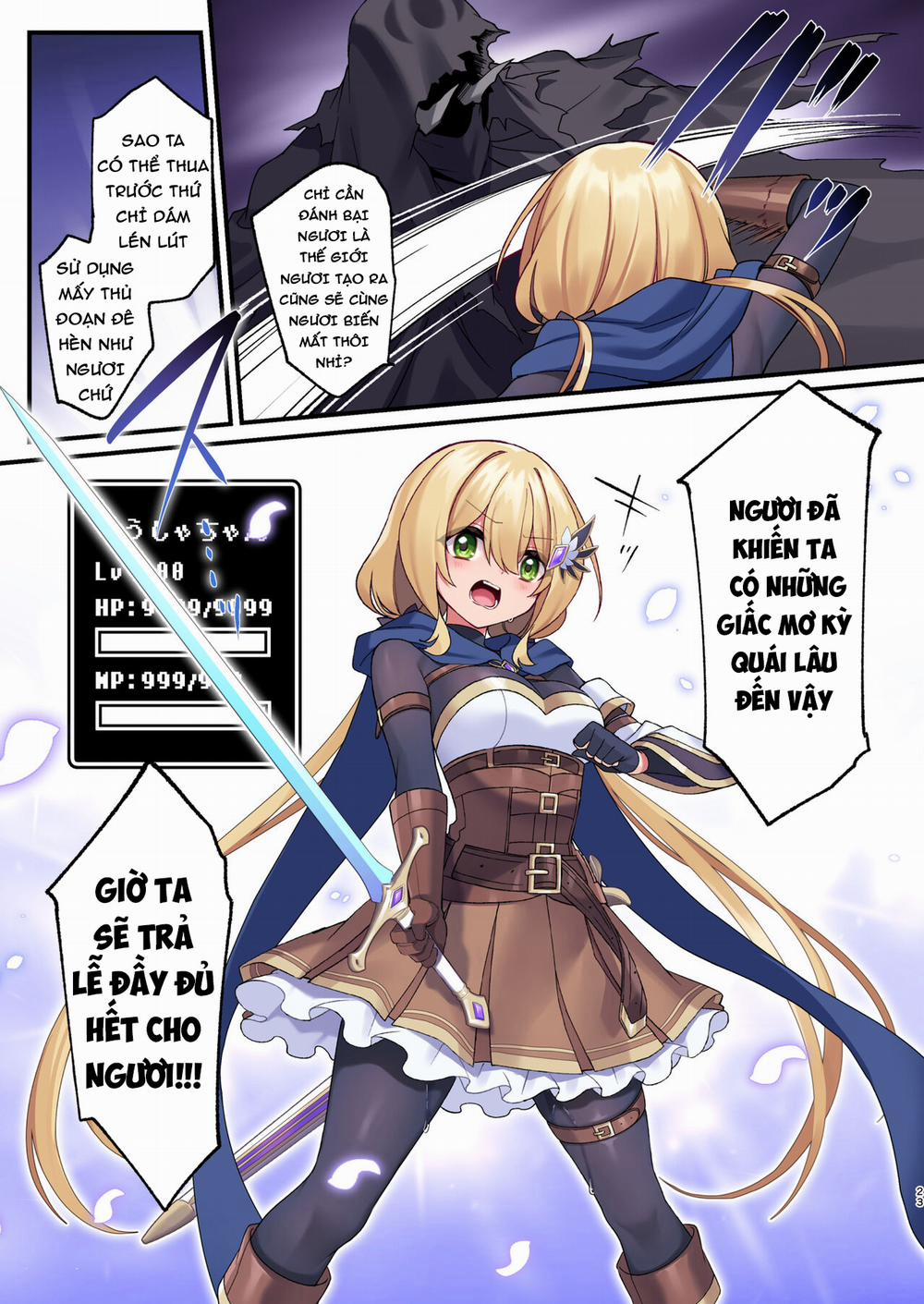 Cuộc Phiêu Lưu của Nữ Anh Hùng, kết thúc! Oneshot trang 19