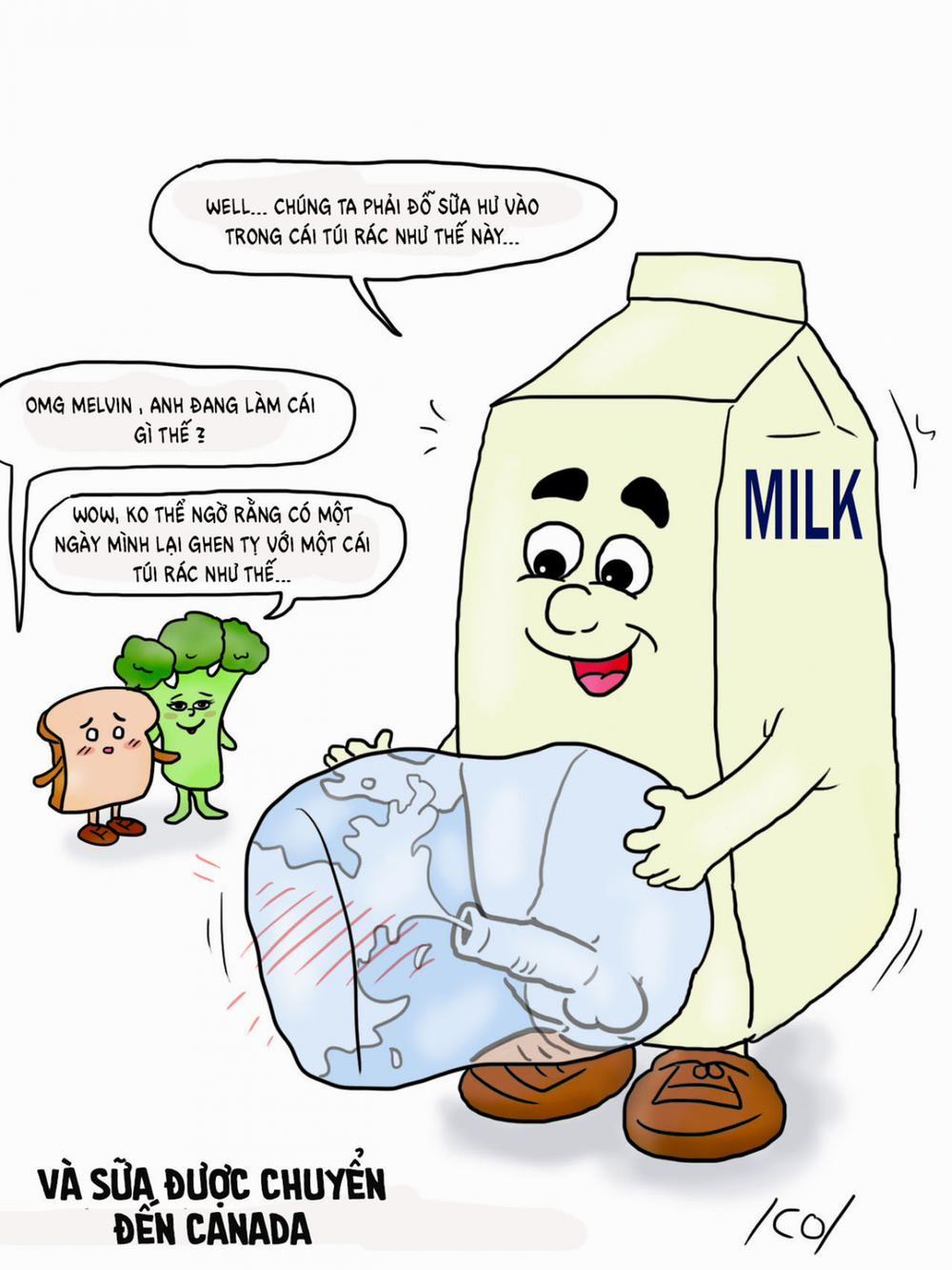 Cuộc Phiêu Lưu Của Sữa Oneshot trang 9