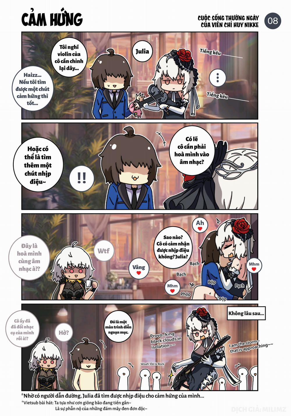 Cuộc sống thường ngày của Chỉ Huy Nikke Main story 0 Phần 1 trang 13