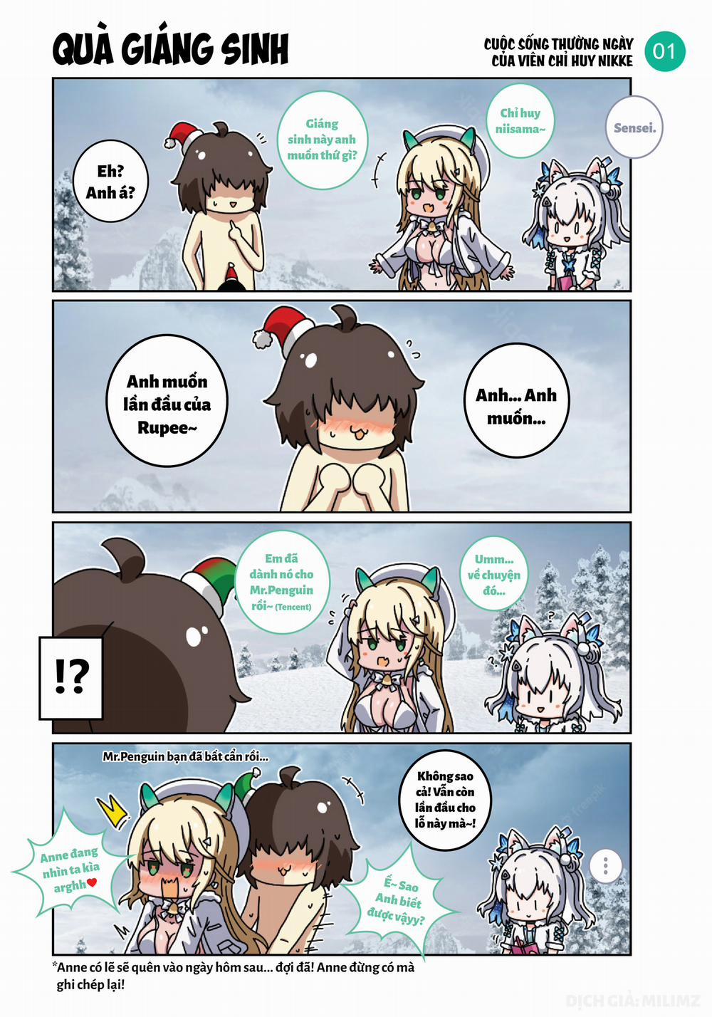 Cuộc sống thường ngày của Chỉ Huy Nikke Main story 0 Phần 1 trang 6