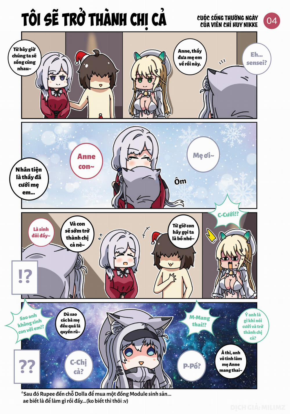 Cuộc sống thường ngày của Chỉ Huy Nikke Main story 0 Phần 1 trang 9