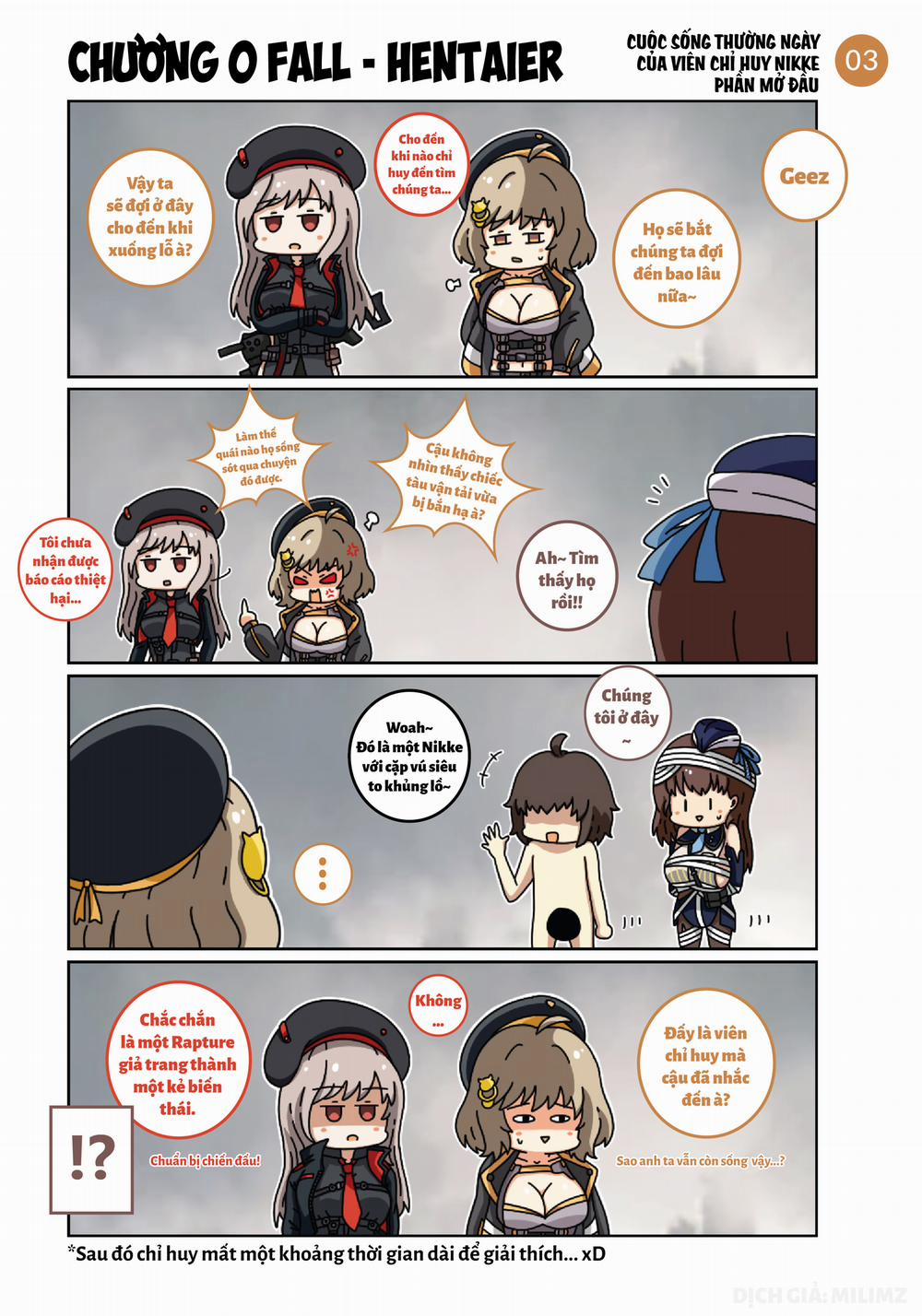 Cuộc sống thường ngày của Chỉ Huy Nikke Main story - Phần 1 trang 3