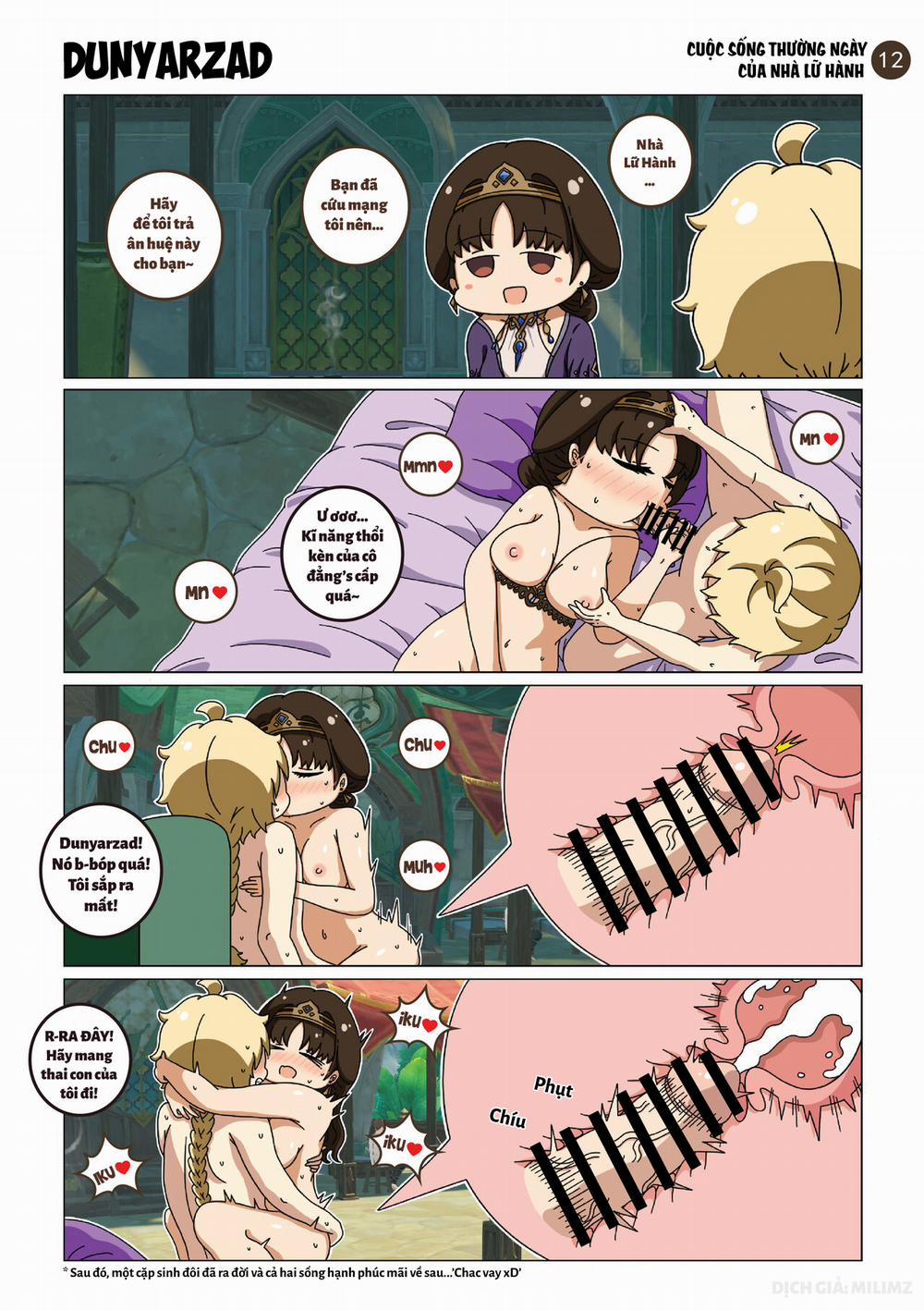 Cuộc sống thường ngày của Nhà Lữ Hành 0 0 Phần 2 trang 2