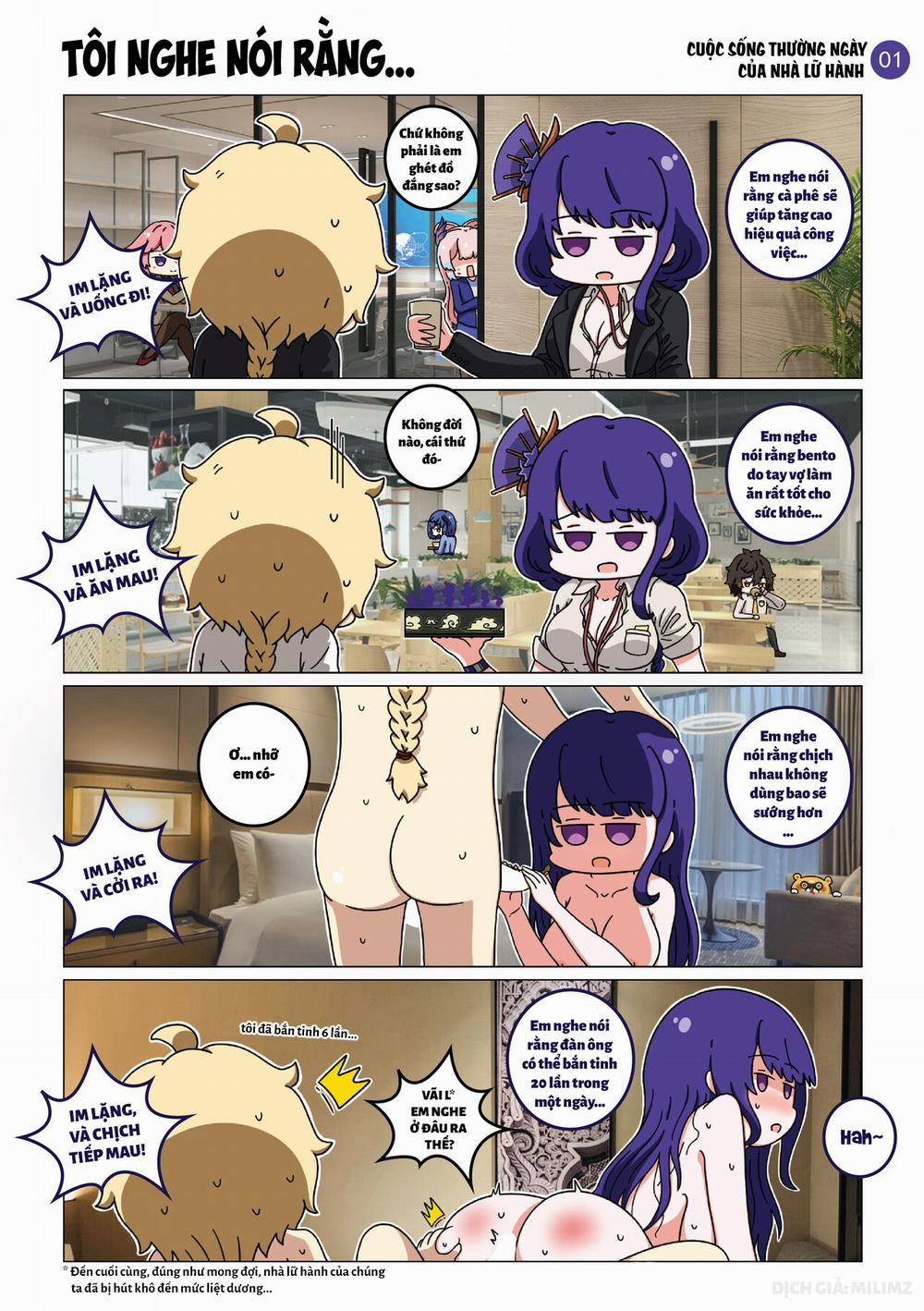 Cuộc sống thường ngày của Nhà Lữ Hành R18 - Phần 1 trang 2