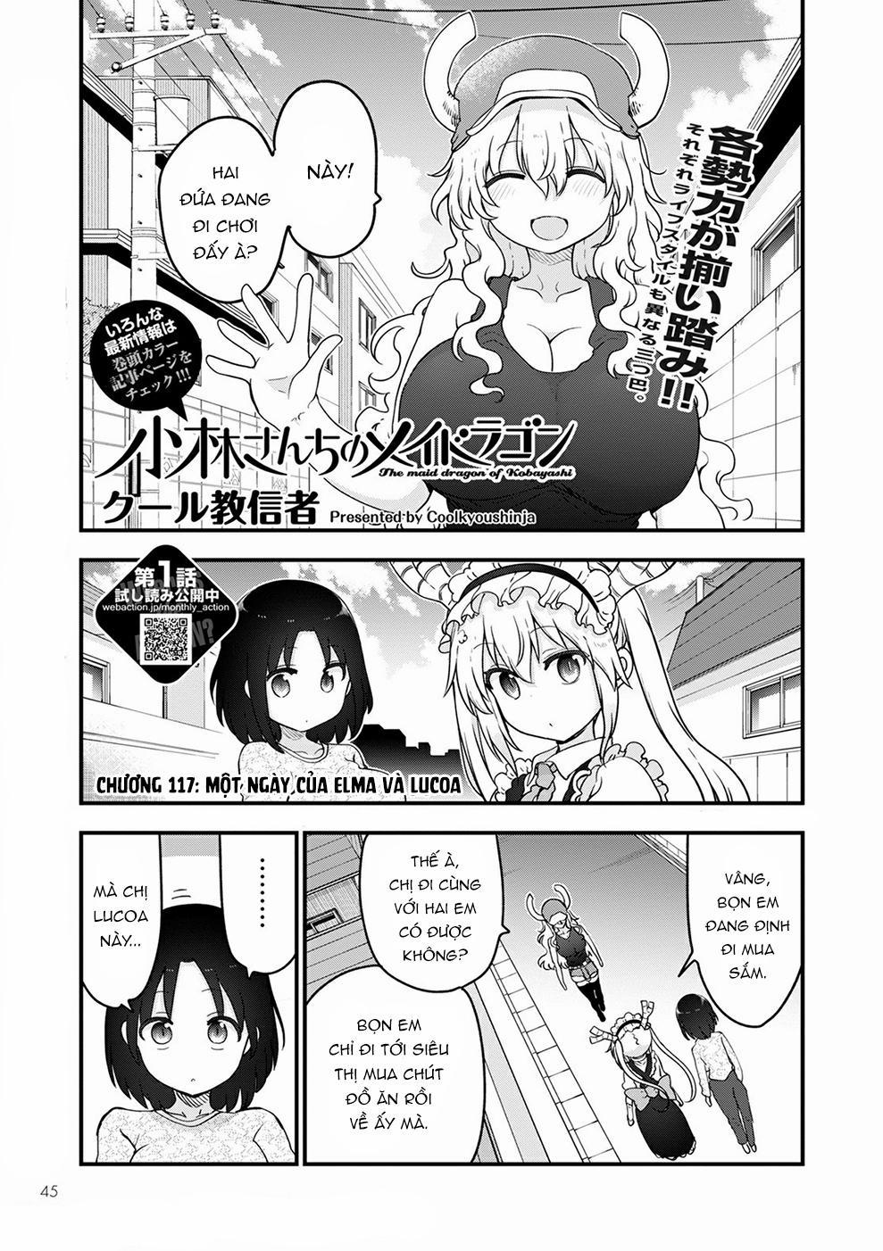 Cuộc Sống Trả Ơn Của Nàng Rồng Tohru! 0 Một ngày của Elma và Lucoa trang 1