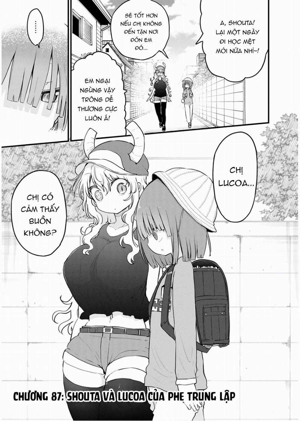 Cuộc Sống Trả Ơn Của Nàng Rồng Tohru! 0 "Shouta và Lucoa của phe trung lập" trang 1
