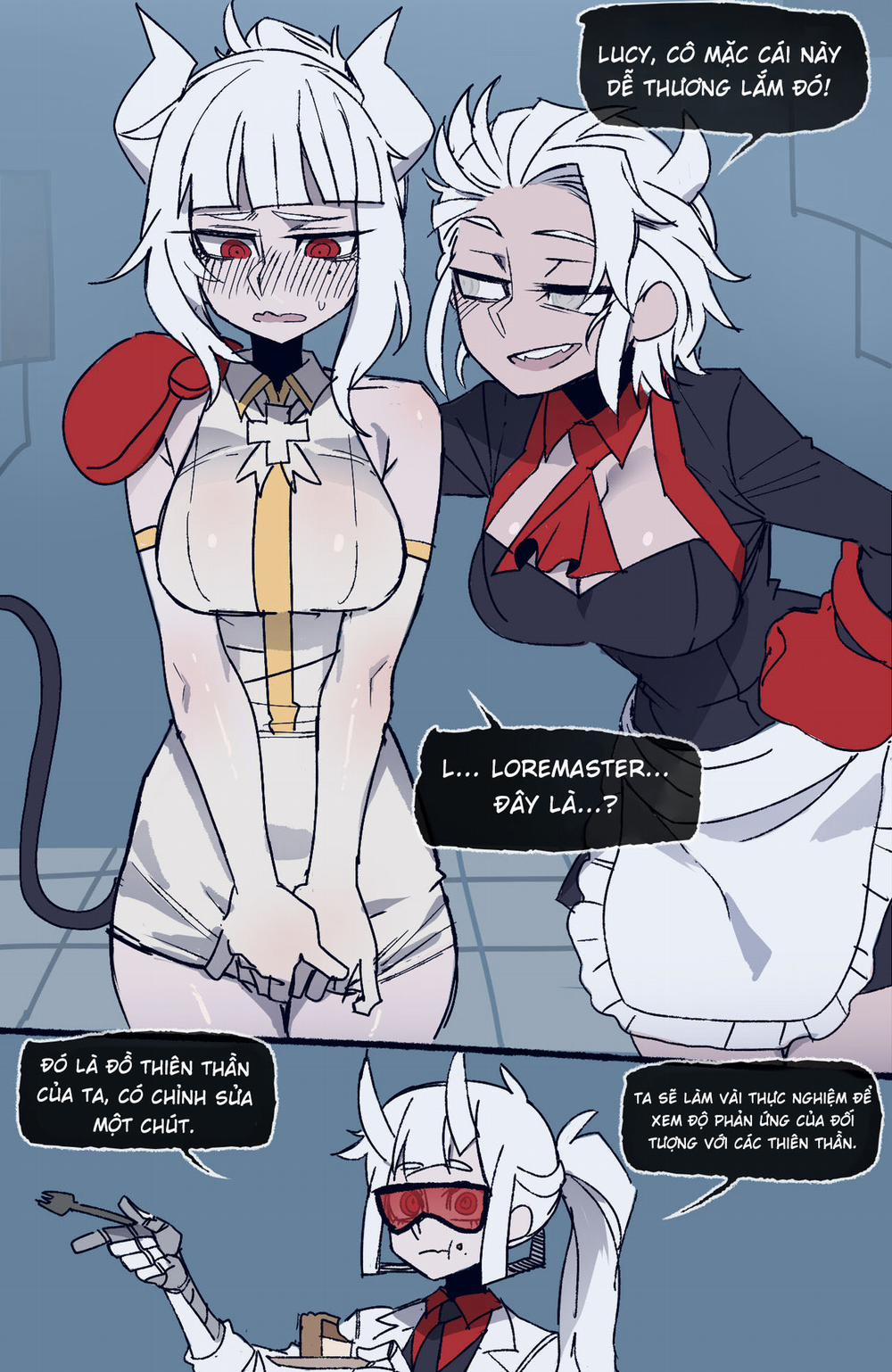 Cuộc thí nghiệm của em thiên thần sa ngã Oneshot full màu trang 22