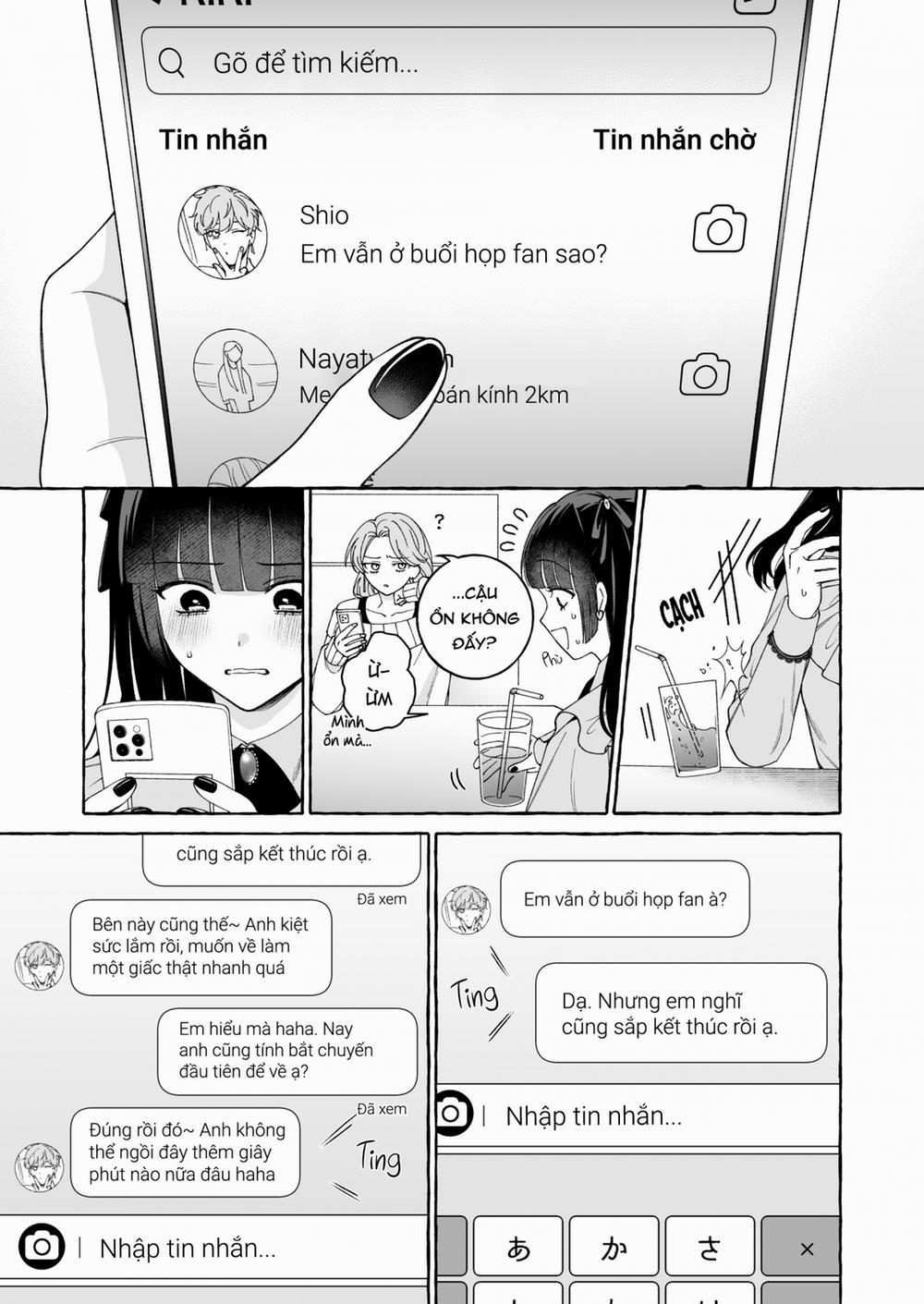 Cuối cùng cũng tới lượt tôi được âu yếm bởi oshi của mình Oneshot trang 9