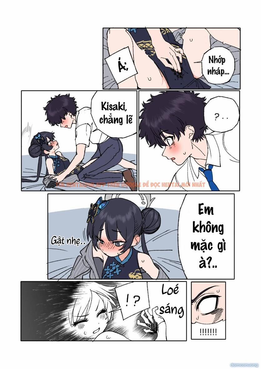 Cuốn Sách Tình Yêu Của Kisaki And Sensei OneShot trang 9