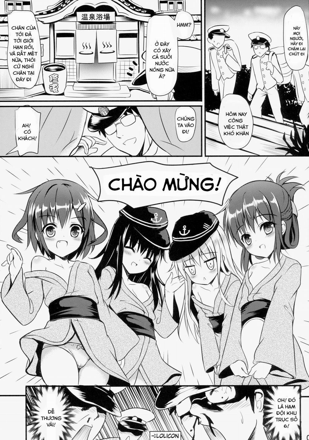 Dai Roku Kuchiku Onsen Yokujou (Kantai Collection -KanColle-) Oneshot trang 3