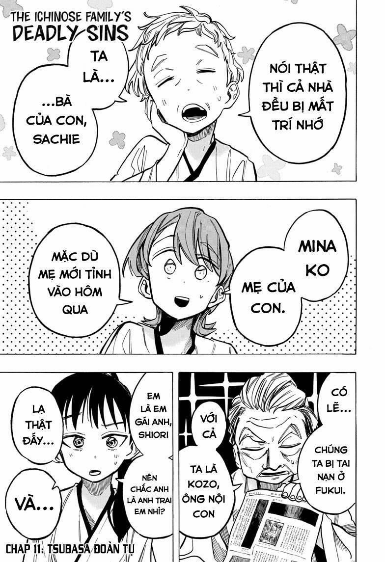Đại Tội Của Nhà Ichinose 11 trang 1