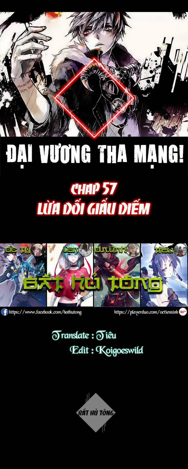 Đại Vương Tha Mạng 57 trang 0