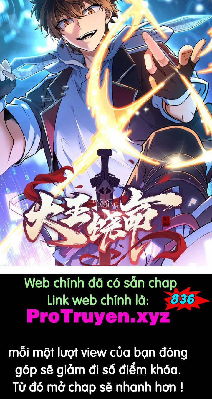 Đại Vương Tha Mạng 835 trang 0