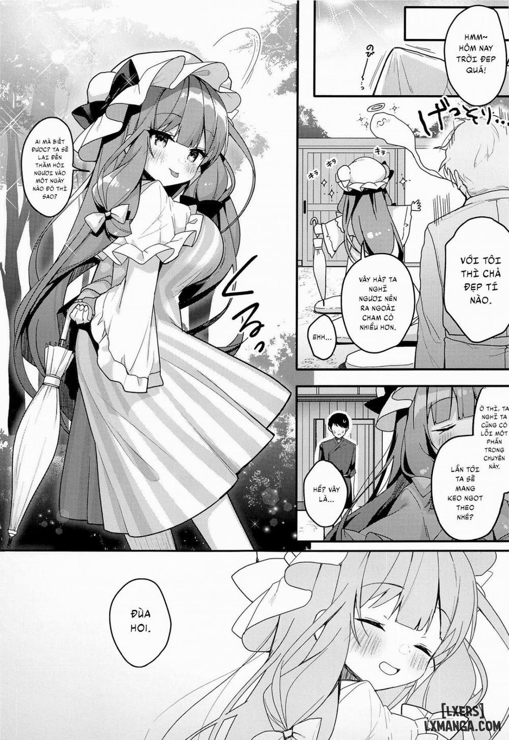 Daitoshokan no Majo wa Kyou mo Shitarinai Oneshot trang 23